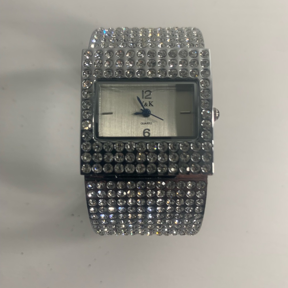 Silver Crystal Women's Watch
